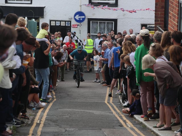 Hastings Old Town Carnival Week 2022: Bike Race. Photo by Roberts Photographic.