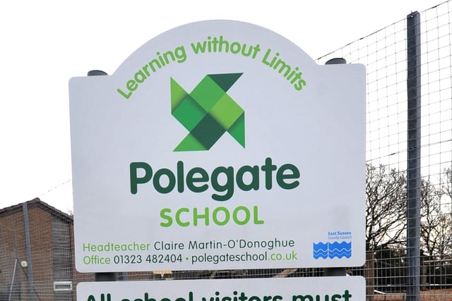 Polegate School had 114 applicants put the school as a first preference but only 89 of these were offered places. This means 25 or 21.9% did not get a place.