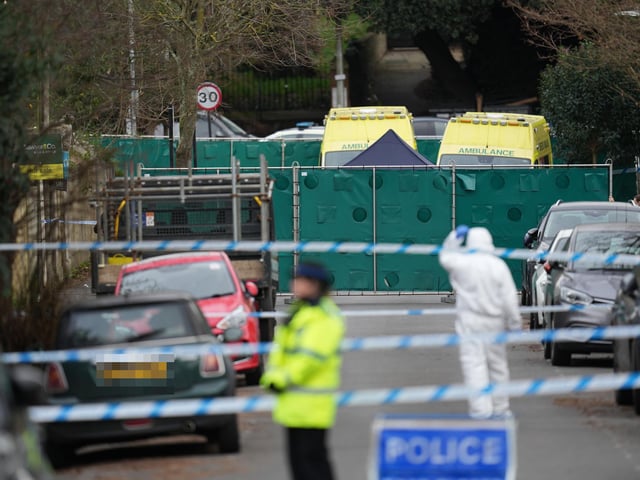 A heavy police presence has been seen in Cumberland Road, Brighton, on Saturday, December 23