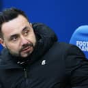 Roberto De Zerbi’s side are still in contention for European football next season, sitting six points off a Europa League qualifying spot in seventh place. (Photo by Steve Bardens/Getty Images)