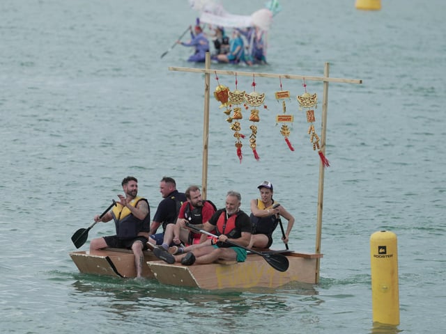 Shoreham came together for a fun event on the water at the popular charity Raft Race on Saturday (July 26).