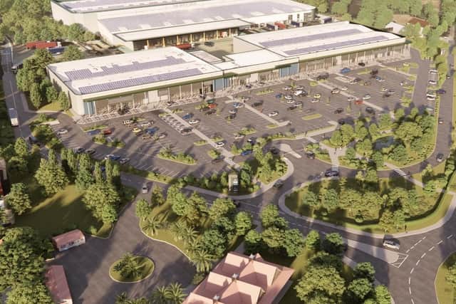 Councillors have approved the plans for a retail park in Norway Lane, Littlehampton. Image: RGP Architects