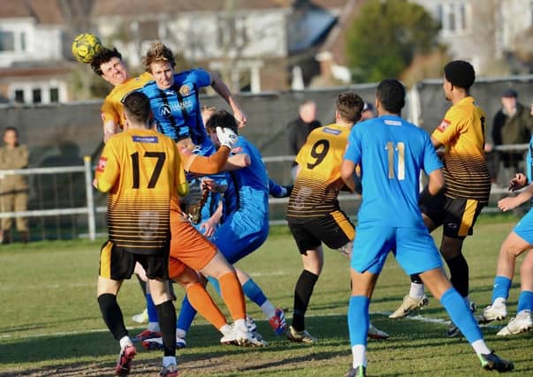 Littlehampton Town lost 4-0 to Sevenoaks Town at the Sportsfield. Photographer Stephen Goodger was there to catch the action.