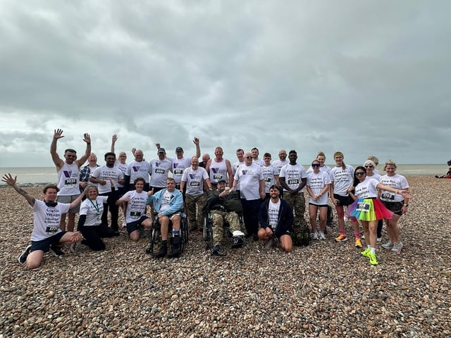 RAF veteran Ed Sampson completes the Worthing 10K