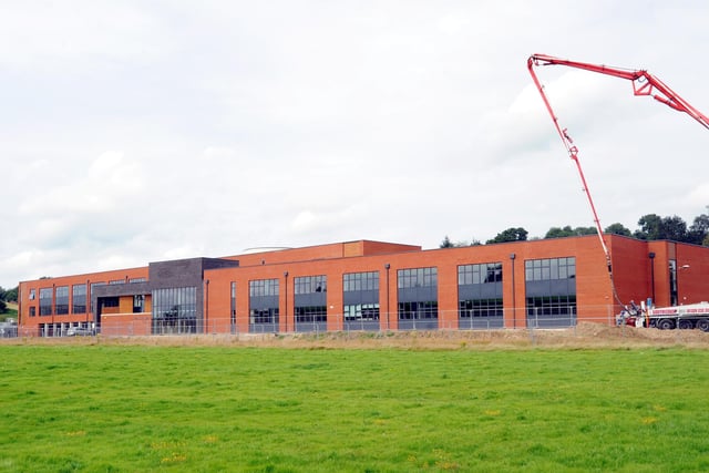 Exterior of Midhurst Rother College in August 2012, just before it was first opened
