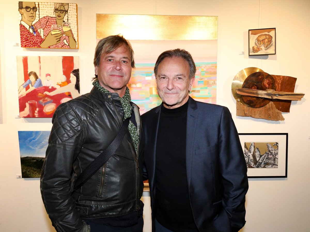Stars come out for opening of major Sussex art exhibition in Brighton