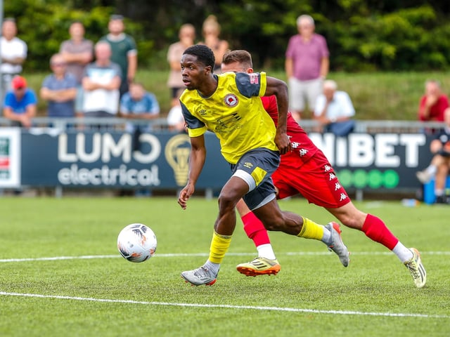 Action from Worthing v Eastbourne Borough
