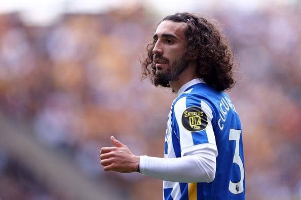 Brighton and Hove Albion's Marc Cucurella is wanted by Premier League rivals Newcastle, Chelsea and Manchester City