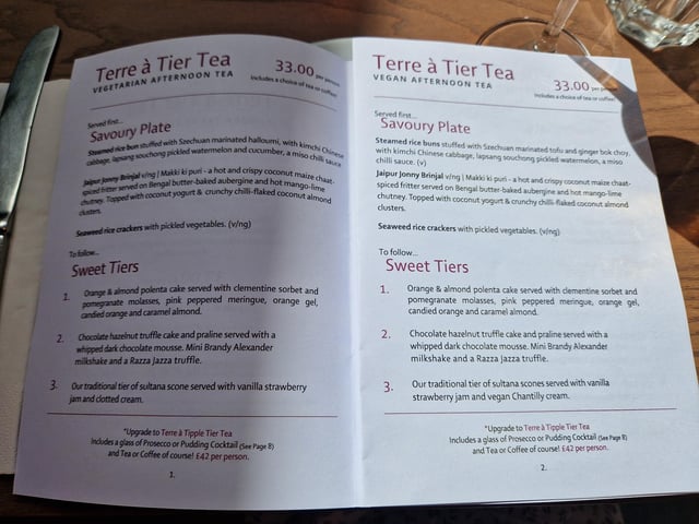 I tried afternoon tea at Terre à Terre in Brighton