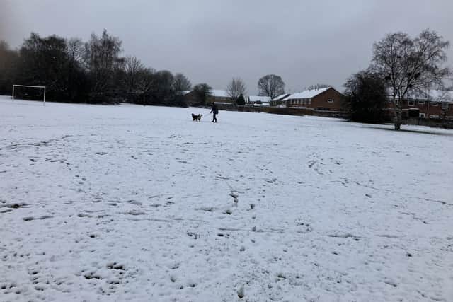 Horsham residents woke up to a covering of snow across the district this morning