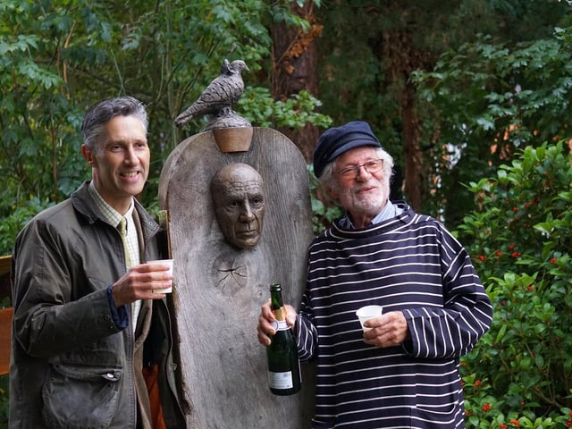 The unveiling took at the Millennium Oak Sculpture Garden on Friday (September 23) at the village’s annual festival, where award-winning sculptor Anthony shared some words about his work.