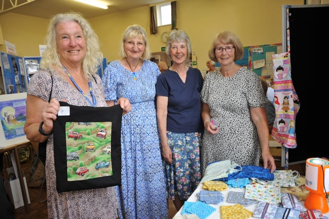 Lynda Christmas runs the quilting, patchwork and sewing group