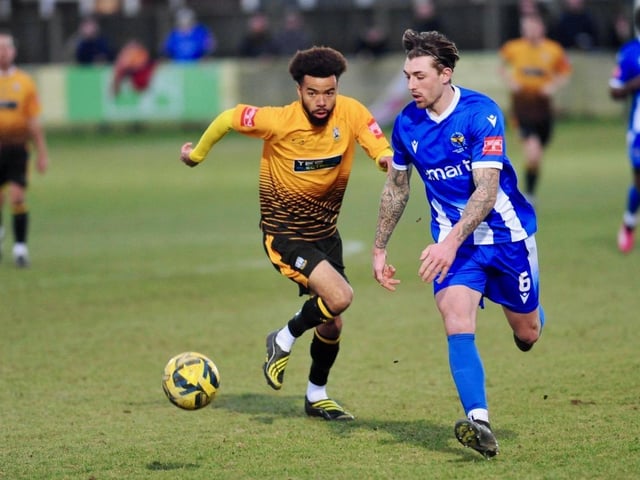 Action from Littlehampton Town's 1-1 draw with East Grinstead Town in the Isthmian south east division at The Sportsfield