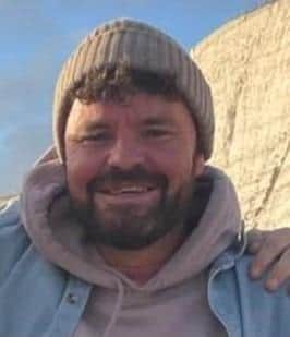 Sam, 40, is currently missing from Bognor and may have travelled to Rustington and Worthing. Picture: Sussex Police