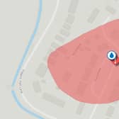 Map of the water outage in Furzefield, Chichester. Picture: Portsmouth Water