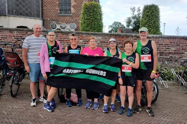 Hastings Runners in Belgium | Picture contributed