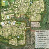 West of Ifield illustrative masterplan
