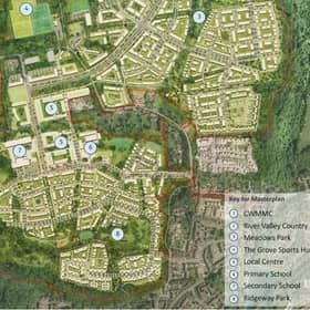 West of Ifield illustrative masterplan