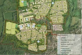 West of Ifield illustrative masterplan