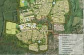 West of Ifield illustrative masterplan