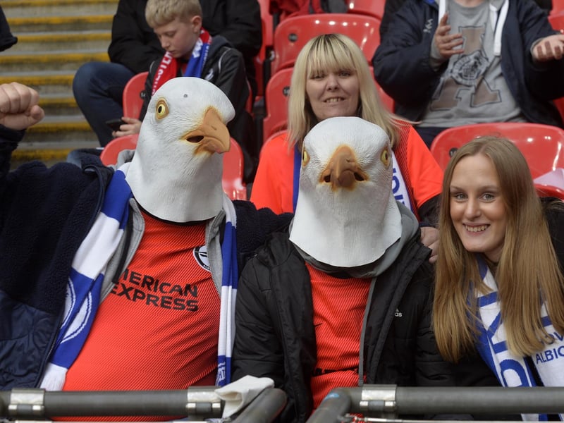 Brighton & Hove Albion V Man Utd Semi Final at Wembley(Photo by Jon Rigby)
