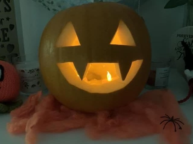 Pumpkin picture provided by Vicky Manktelow