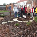 East Preston WI gardeners gathered at Christmas to check on the garden's progress