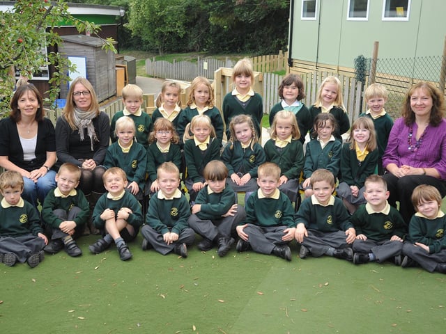 New reception pupils at Lindfield Primary Academy in 2010
