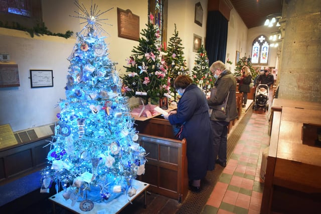 The  famous Christmas Tree Festival is set to take place once again at St Mary's Church in Battle. Enjoy the stunning Christmas trees, refreshments and live performances.
As always, most of the trees will come from organisations and groups within the Battle community. The theme: Christmas is …? This is our theme this year, offering lots of scope for the imagination.
The chosen charities this year to receive donations are: NSPCC, Snowflake Night Shelter, and the Salvation Army.
Events​​​​​​ include November 27: Advent Carol Service, 6pm. Saturday, December 3: Coffee morning, 10.30am - 12.30pm. Sunday, December4 : Winning tree announced at service, 9.30am. Thursday, December 8: Battle late night shopping, 6-8pm. Last chance to see the trees.