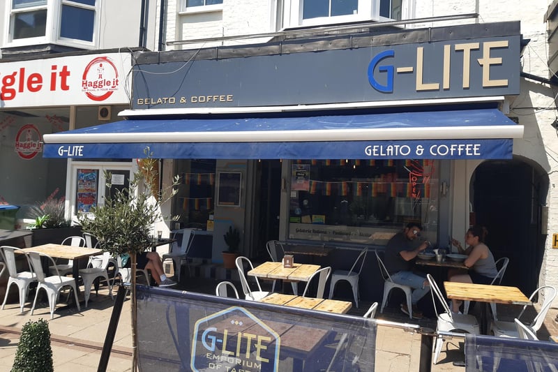 A single cone of home-made gelato at G-Lite, in Warwick Street, is £3.20