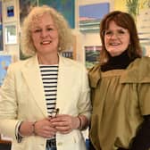 Sam Phillips and Jill Housby, joint owners of The Green Tree Gallery in Borde Hill, Haywards Heath