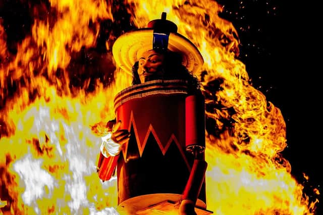 The Northiam Bonfire Society effigy