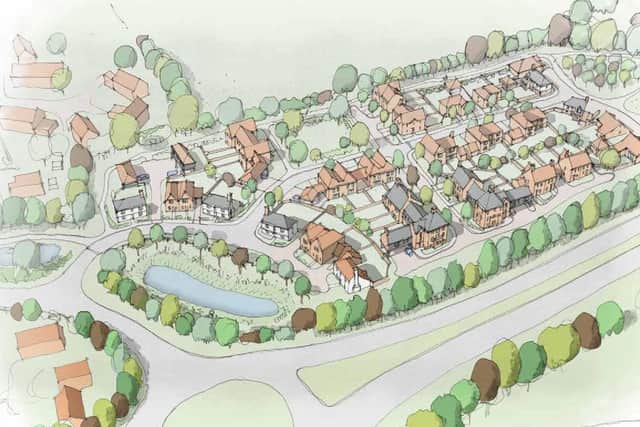 Outline plans have been submitted for the building of 50 new homes in Boxgrove.