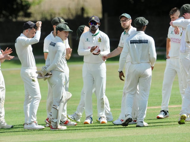 Action from Findon CC's Sussex League division two clash with Burgess Hill