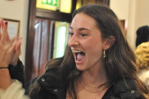 Shoreham College students celebrate on GCSE results day
