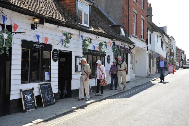 Belinda's Tea Rooms dates from the 16th century and has retained its olde worlde feel