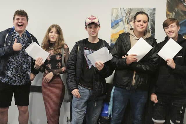 There were celebrations at the Littlehampton Academy as students received their results