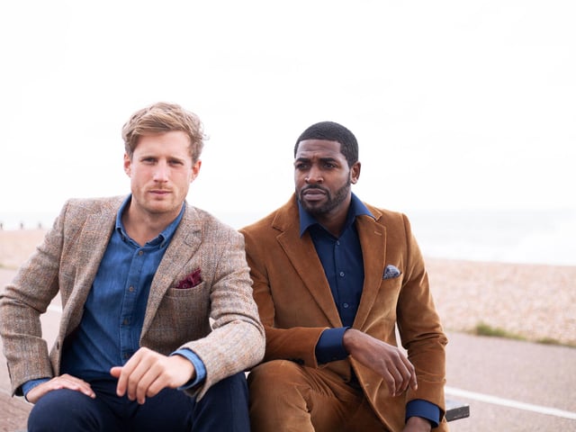 Photoshoot in Eastbourne town centre
