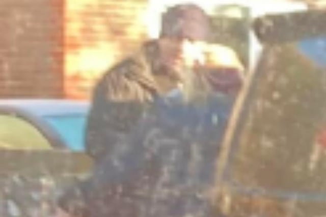 Sussex Police has released this photo of a man, of interest to their enquiries, after the incident in Littlehampton Road, Worthing.