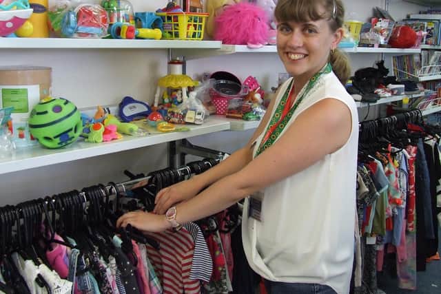 One of the ways you can volunteer for the hospice is by working for its charity shop.