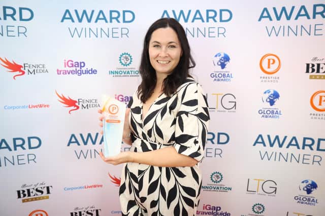 Amanda Cole won a Hypnotherapist of the Year award