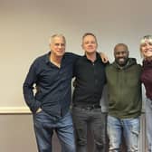 Photo from November’s event (from left to right) – Mike Capozzola, Stephen Grant, Dinesh Nathan and Maisie Adam
