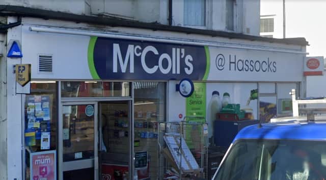 Sussex Police said there was a break-in at McColls in Keymer Road, Hassocks, at about 3.45am on Monday, May 15. Photo: Google Street View