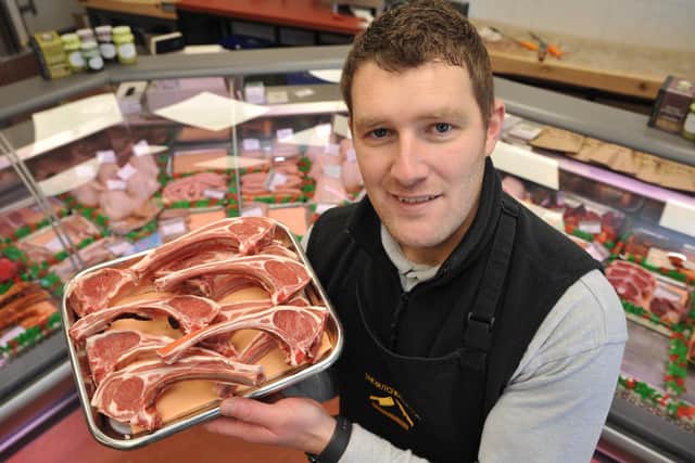 Dan Royce the owner of a butchers in Bognor Regis. Pic S Robards  SR23020802