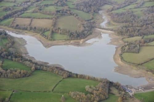 Ardingly Reservoir was only 26 per cent full in November 2011, leading to the declaration of drought. Picture: South East Water