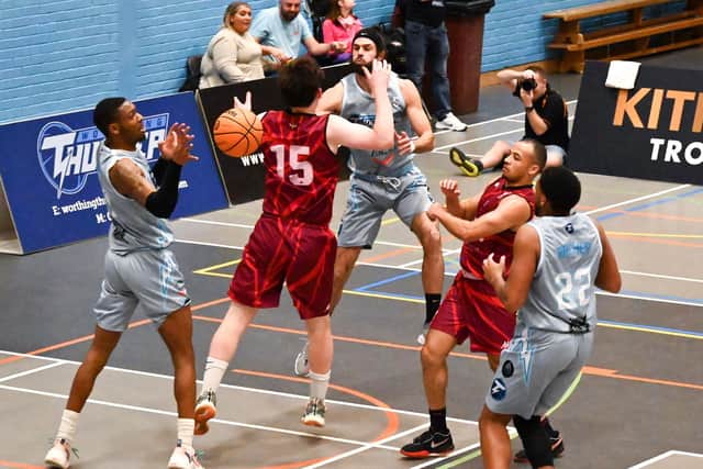 Worthing Thunder take on Manchester Magic | Picture: Gary Robinson