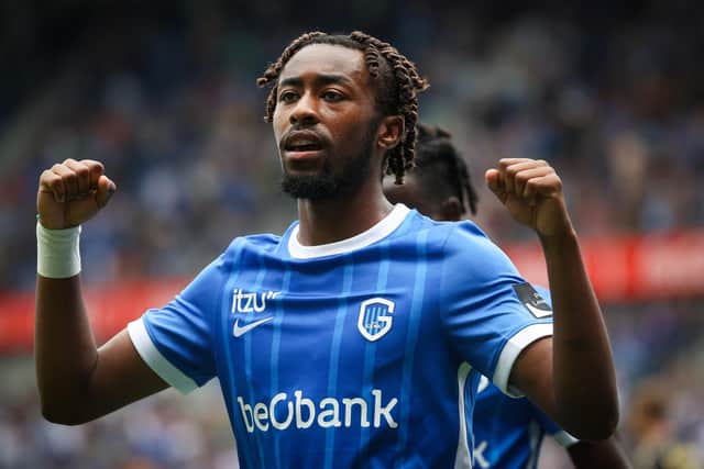 Brighton & Hove Albion are reportedly among five Premier League clubs interested in securing the services of KRC Genk winger – and one of European football’s top creators this season – Mike Trésor Ndayishimiye. Picture by VIRGINIE LEFOUR/BELGA MAG/AFP via Getty Images