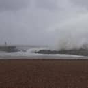 Stormy sea at Hastings. Pic by Kevin Boorman