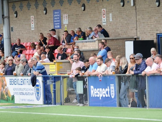 Lancing FC take on Shoreham FC in a pre-season friendly at Culver Road