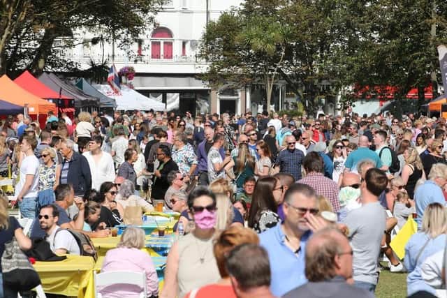 Worthing Food and Drink Festival 2021. Photo: Eddie Mitchell
